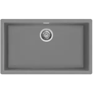 évier Granit Smeg Vzp76ct Ciment pas cher