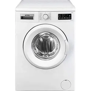 Smeg Lave-Linge Hublot Lavat Slim LBW60IT Sécurité Enfants 6kg 1000RPM 76dB Acier Inoxydable Blanc pas cher