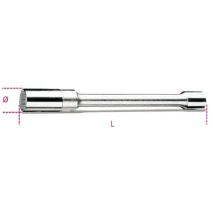 Beta Clé à douille pour bougies d'allumage longue 1/2 bêta 956l - 16 pas cher