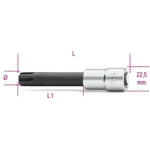 Beta Clé à douille hexagonale extra longue 1/2 bêta 920es/xl - 14 - 12S pas cher