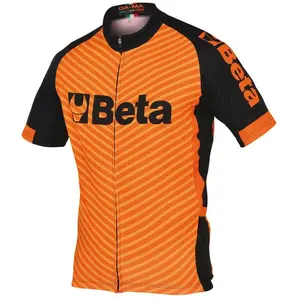 Comparateur de prix : Beta Maillot de Cyclisme d'Été Orange 2XL en Microfibre Respirante avec 3 Poches Arrières
