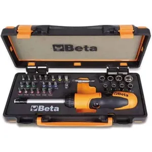 Beta composition de 1 poignée porte-embouts + 43 outils - 860/c38p - 008600878 pas cher