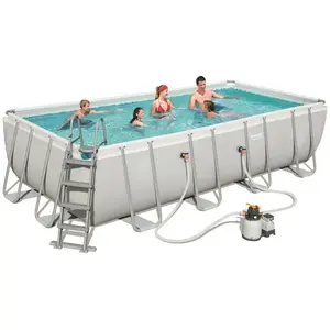 SALONE 1 XPISCINE AVEC CADRE COMPLET 549X274X122H 56466 pas cher