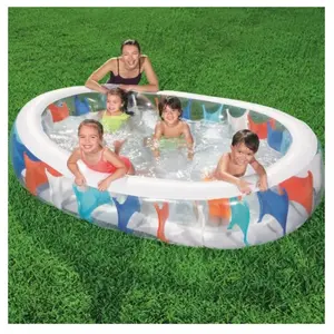 Bestway Piscine gonflable, 56066, Transparent pas cher
