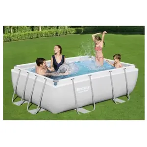 Bestway 1 XPISCINE AVEC CADRE AVEC POMPE CM.282X196X84H 56629 pas cher