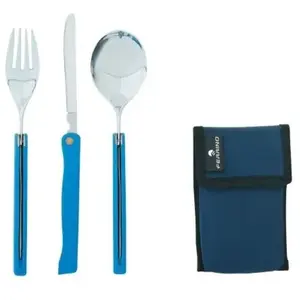 Ferrino couverts de camping pliables 3 pièces