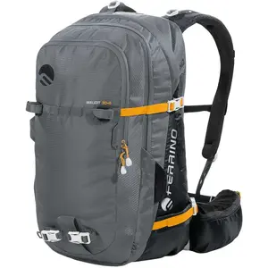 Comparateur de prix : Ferrino - Backpack Maudit 30+5 - Sac à dos ski taille 30 + 15 l, gris