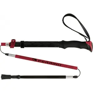 Comparateur de prix : Ferrino Bâtons de Trekking Spantik Rouge Télescopiques Pliables 115-135 cm