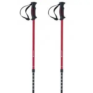 Comparateur de prix : Ferrino Bâtons de Trekking GTA Rouges Taille Unique 60-135 cm