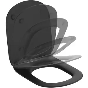 Abattant ultra-fin avec frein de chute - Ideal Standard - 370 x 535 mm pas cher