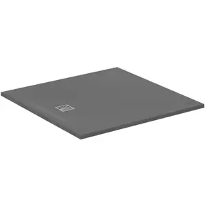 Ideal Standard T5615FS Ultra Flat S+ Bac de Douche, Gris Ciment pas cher