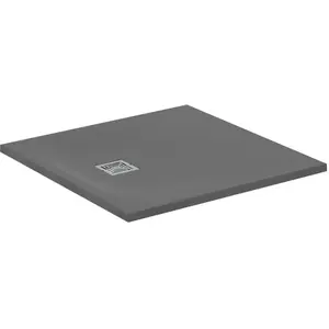Ideal Standard T5597FS Ultra Flat S+ Bac de Douche, Gris Ciment