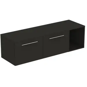 Ideal Standard i.life B Meuble sous-vasque sans découpe, 2 tiroirs, T5842NV, pas cher