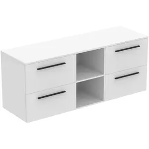 Ideal Standard i.life B Meuble sous-vasque sans découpe, 4 tiroirs, T5843DU, pas cher