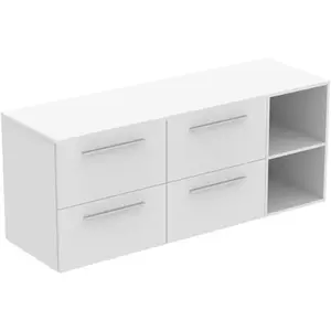 Ideal Standard i.life B Meuble sous-vasque sans découpe, 4 tiroirs, T5840DU, pas cher