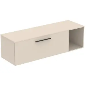 Ideal Standard i.life B Meuble sous-vasque sans découpe, 1 tiroir, T5837NF,Vendu parreuter