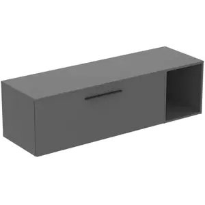 Ideal Standard i.life B Meuble sous-vasque sans découpe, 1 tiroir, T5837NG,Vendu parreuter