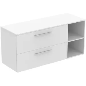 Ideal Standard i.life B Meuble sous-vasque sans découpe, 2 tiroirs, T5761DU, pas cher