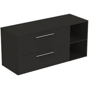 Ideal Standard i.life B Meuble sous-vasque sans découpe, 2 tiroirs, T5761NV, pas cher
