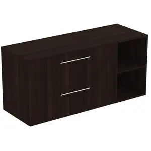 Ideal Standard i.life B Meuble sous-vasque sans découpe, 2 tiroirs, T5761NW, pas cher