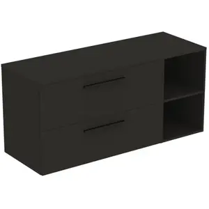Ideal Standard i.life B Meuble sous-vasque sans découpe, 2 tiroirs, T5760NV, pas cher