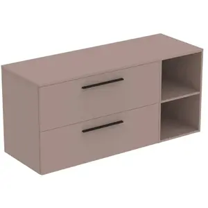 Ideal Standard i.life B Meuble sous-vasque sans découpe, 2 tiroirs, T5760NH, pas cher