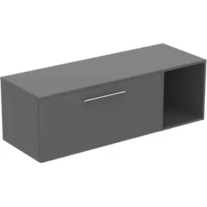 Ideal Standard i.life B Meuble sous-vasque sans découpe, 1 tiroir, T5763NG, pas cher