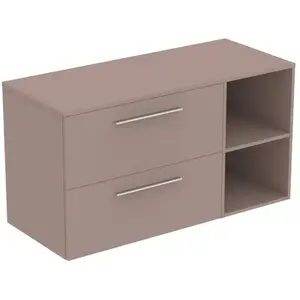 Ideal Standard i.life B Meuble sous-vasque sans découpe, 2 tiroirs, T5757NH, pas cher