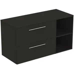 Ideal Standard i.life B Meuble sous-vasque sans découpe, 2 tiroirs, T5757NV, pas cher
