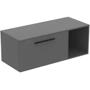 Ideal Standard i.life B Meuble sous-vasque sans découpe, 1 tiroir, T5758NG, pas cher