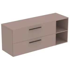 Ideal Standard i.life B Meuble sous-vasque sans découpe, 2 tiroirs, T5764NH, pas cher