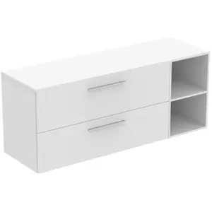 Ideal Standard i.life B Meuble sous-vasque sans découpe, 2 tiroirs, T5765DU, pas cher