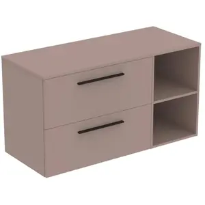 Ideal Standard i.life B Meuble sous-vasque sans découpe, 2 tiroirs, T5756NH, pas cher
