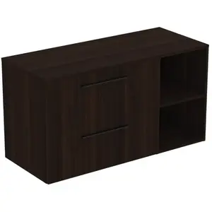 Ideal Standard i.life B Meuble sous-vasque sans découpe, 2 tiroirs, T5756NW, pas cher