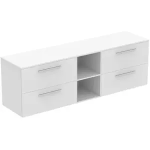 Ideal Standard i.life B Meuble sous-vasque sans découpe, 4 tiroirs, T5848DU, pas cher