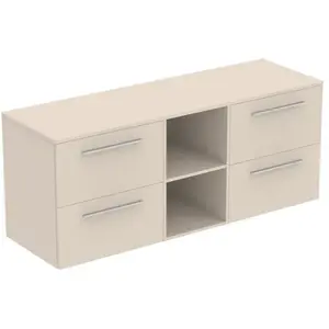 Ideal Standard i.life B Meuble sous-vasque sans découpe, 4 tiroirs, T5844NF, pas cher