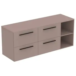 Ideal Standard i.life B Meuble sous-vasque sans découpe, 4 tiroirs, T5839NH, pas cher