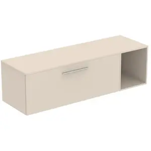 Ideal Standard i.life B Meuble sous-vasque sans découpe, 1 tiroir, T5838NF, pas cher