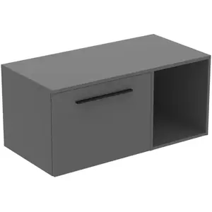 Ideal Standard i.life B Meuble sous-vasque sans découpe, 1 tiroir, T5754NG, pas cher