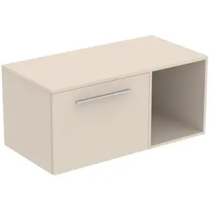 Ideal Standard i.life B Meuble sous-vasque sans découpe, 1 tiroir, T5755NF, pas cher