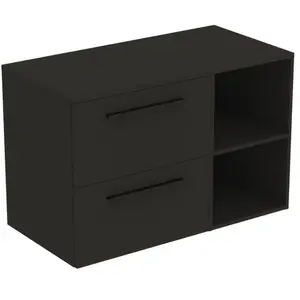 Ideal Standard i.life B Meuble sous-vasque sans découpe, 2 tiroirs, T5752NV, pas cher