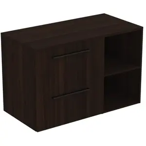 Ideal Standard i.life B Meuble sous-vasque sans découpe, 2 tiroirs, T5752NW, pas cher