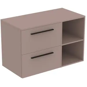 Ideal Standard i.life B Meuble sous-vasque sans découpe, 2 tiroirs, T5752NH, pas cher