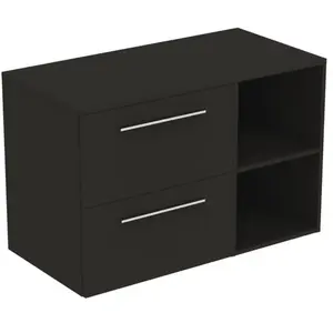 Ideal Standard i.life B Meuble sous-vasque sans découpe, 2 tiroirs, T5753NV, pas cher