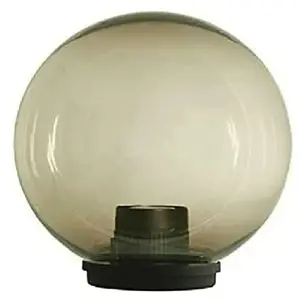 Sphère globe pour lampadaire CM25 fumé avec attachement E27