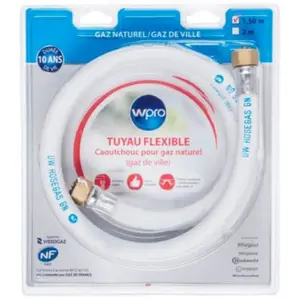 Wpro - tuyau flexible de gaz naturel caoutchouc 1.5m - tnc150 TU pas cher