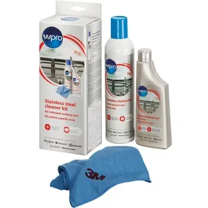 Comparateur de prix : Kit nettoyant inox Wpro INX115