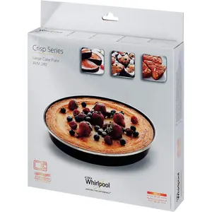 Wpro - moule familial 28cm anti-adhésif pour micro-ondes crisp - avm280/1 TU pas cher