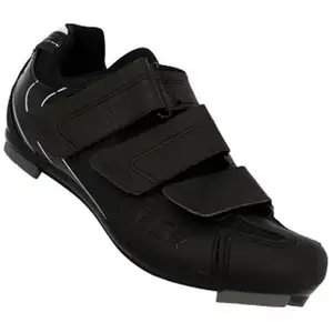 Comparateur de prix : Chaussures vélo de route FLR Pro F35 cuir microfibres noir bandes vel