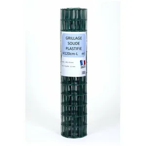 Comparateur de prix : Centrale Brico Grillage vert 100 x 75 cm H. 1.20 m L. 25 m